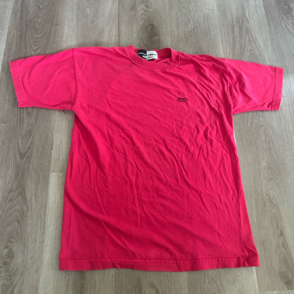 Vintage Pink/Magenta Willi Smith WilliWear t-shirt